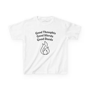 Shirt Gute Gedanken, gute Worte & gute Taten, Geschenk für Kinder! - Bild 1 von 41