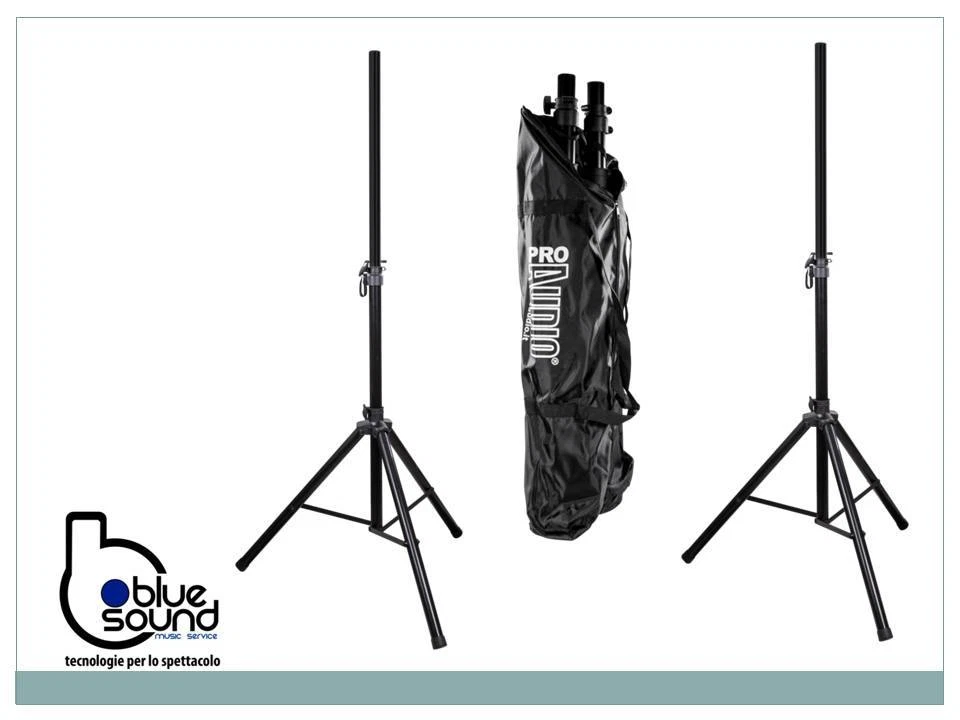 PROAUDIO SS20KBK COPPIA Stativi Supporti Aste Piedistalli per Casse con Borsa BK - Immagine 1 di 1