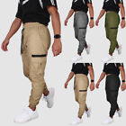 Męskie solidne sportowe spodnie cargo damskie kieszenie sznurek spodnie gimnastyczne spodnie spodnie US