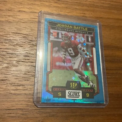 2023 Score Teal Stars Rookie Jordan Battle Bengals#/299 - Image 1 of 2
