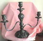 Antique Dieners Hermanos Candelabra Candlestick Holder Repousse Mexico