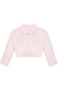 Cardigan Shrug Bolero Long Sleeve Knit Button Closure for Girls - Picture 1 of 101