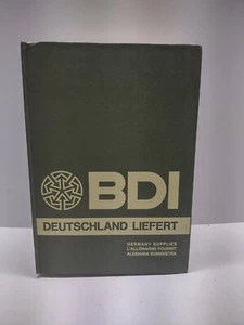 Vintage 1982 BDI Deutschland Liefert Germany Supplies Book - Picture 1 of 9