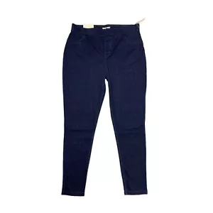 NWT Women's NINE WEST Dark Indigo Denim Legging Pants Size Medium 8-10 - Picture 1 of 2