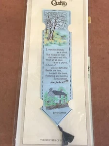 Cash’s Weaver of Coventry DOVE COTTAGE Woven Bookmark Bookmarker in Original - Bild 1 von 12