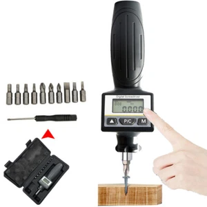 1/4 inch Digital Preset Torque Screw Driver Torque Screwdriver Set 0.8-8 N.m - Picture 1 of 11