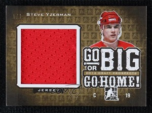 2014 ITG Draft Prospects Go Big or Home Gold 1/1 Steve Yzerman #BIG-10 HOF 7ez