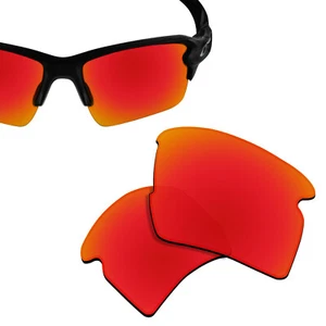 Polarized Replacement Lens for-OAKLEY Flak 2.0 XL Sunglasses Orange Red UVA&UVB - Picture 1 of 5