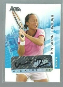 2008 Ace Authentic Grand Slam Autographs Silver #BT27 Meilen Tu (ref 112822) - Picture 1 of 1