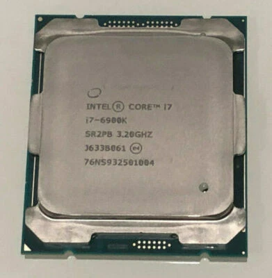Intel Core i7-6900K 3.2GHz 8-Core 20M 16 Threads LGA2011-3 140W CPU Processor - Image 1 of 4
