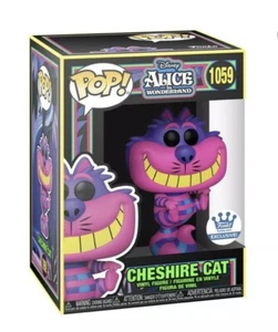 FUNKO POP ALICE IN WONDERLAND BLACK LIGHT CHESHIRE CAT FUNKO SHOP EXCL CONFIRMED - Picture 1 of 1