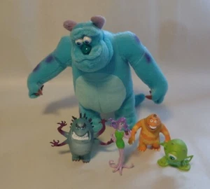 Lote Figuras Mike PVC Sulley Peluche Monsters Inc 2002 2001 De Colección - Imagen 1 de 8