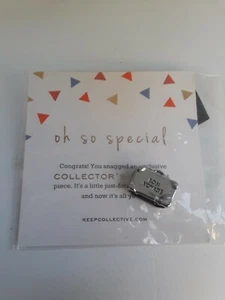 Keep Collective silberner BON VOYAGE KOFFER, Vintage/Original, ausverkauft! - Bild 1 von 3