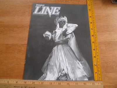 Disneyland Line Employee 1993 revista V25 #26 Aladdin Show + invitación a fiesta Foto 1 de 4