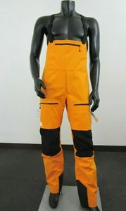 Mens North Face L5 DV FZ Full Zip Waterproof Dryvent Shell Ski Bibs Pant - Gold - Picture 1 of 12