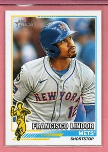 Francisco Lindor, New York Mets, 2025 Topps Heritage, 1976 Redefined #76R-13 - Picture 1 of 1