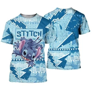 Cute Stitch My Favorite Animated Character For Lilo & Stitch Fans 3D T-SHIRT - Picture 1 of 3
