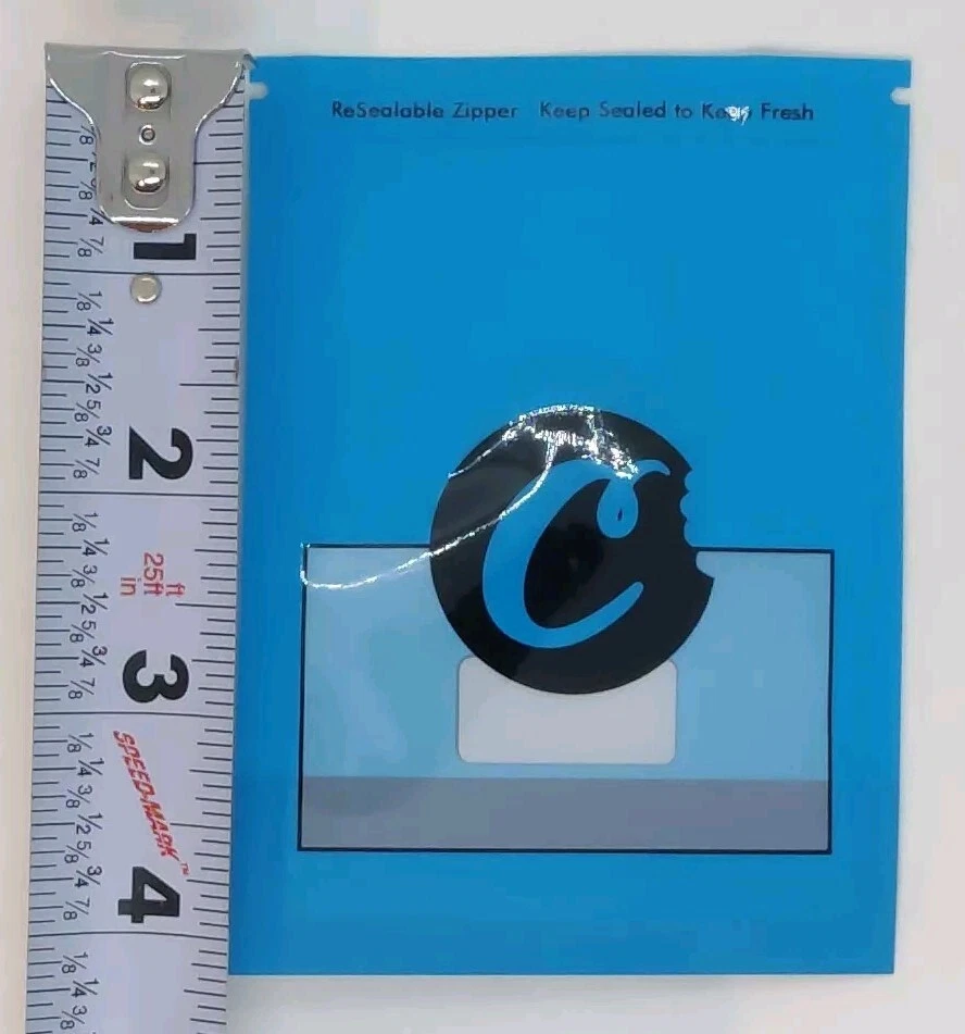 100 Pack Mylar Bag 3x4 in. Cookies | Food Grade Zip Lock Snack Storage