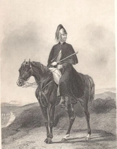 Original 1878 Antique Engraving - Poem Illustration "The Cavalier's Song" - Picture 1 of 2