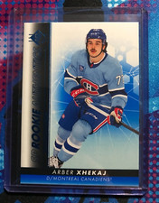 2022-23 SP Rookie Authentics Blue Arber Xhekaj #113