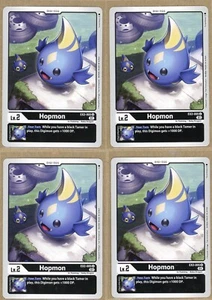 HOPMON X 4 Digimon CCG Digital Hazard UNCOMMON Playset EX2-005 - Picture 1 of 1