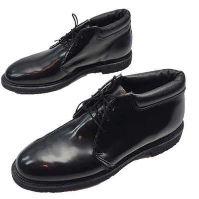 USPS Uniforme Zapato Botín Talla 9D Cuero Negro Vibram Oficina de Correos PF2-2830 Foto 1 de 4