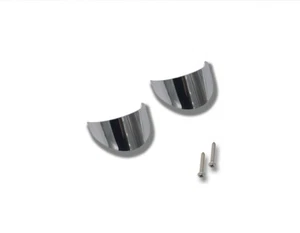 Turn Signal Visors Chrome for Yamaha Selected Models incl Virago + Drag Star - Picture 1 of 6