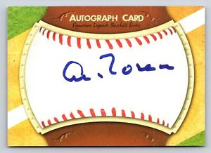 Al Rosen Authentic Autographed Signed Baseball Legends Signature Card