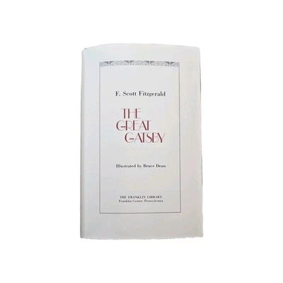  The Great Gatsby F Scott Fitzgerald Leather Hardcover Franklin Library 1982 - Image 1 of 4