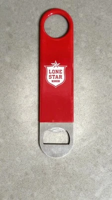 Abridor de botellas de cerveza Lone Star - The National Beer of Texas - Herramienta de barra de alta resistencia Foto 1 de 2