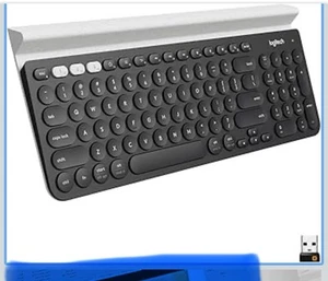 Logitech K780 Multi-Device Wireless Keyboard PC Phone and Tablet - No Dongle - Picture 1 of 9