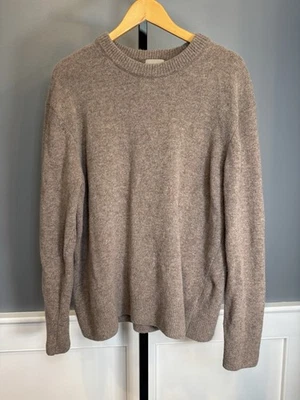 H&M Men's Brown Long Sleeve 100% Wool Crew Neck Sweater No Size - Image 1 of 4