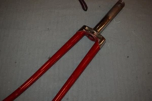 Vintage 27'' 1'' inch road rigid steel fork threaded 150 mm steerer vintage NOS - Picture 1 of 12