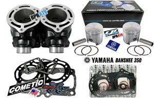 CP-Carrillo Yamaha Banshee 64mm Stock Bore Cylinder Pistons Top End Rebuild Kit - Picture 1 of 24