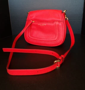 Marc Jacobs Gotham Redo Mini Messenger Authentic Red Sample Handbag Purse - Picture 1 of 20