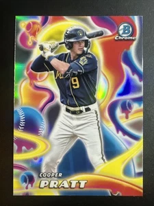 2025 Bowman Chrome Baseball Cooper Pratt Melt Mashers #MM-9 Brewers - Picture 1 of 2