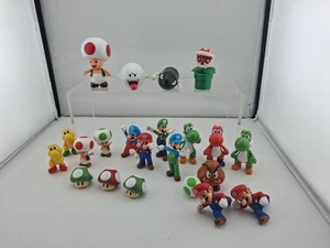 Jakks World Of Nintendo Super Mario Bros Action Figure Characters Lot Mixed - Picture 1 of 7