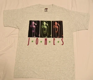 TOM JONES - CONCERT - TSHIRT - WORLD TOUR - HELLGRAU - GR. LARGE - "NEU" - Bild 1 von 7