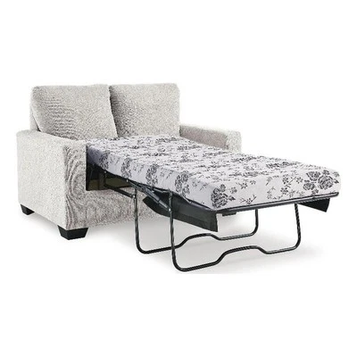 Signature Design by Ashley Rannis White Twin Sofa Sleeper - Image 1 of 4