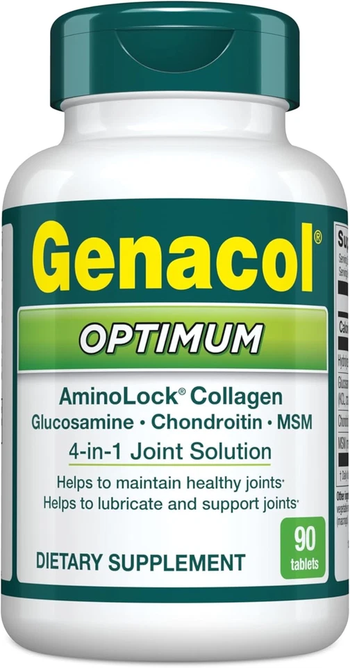Chondroitin MSM and Collagen Peptides Genacol Optimum Joint Supplement