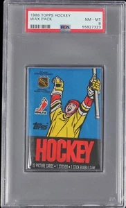 1988 Topps Hockey Wax Pack PSA 8 NM-MT Possible Hull & Shanahan RC ? /7323 - Bild 1 von 1