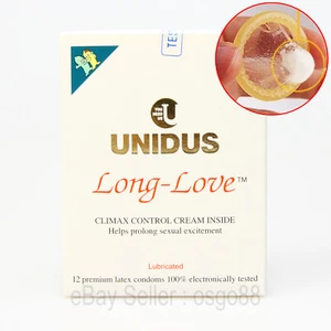 UNIDUS LONG LOVE Climax Control Condón alargador de desnudo Sex Prolong delay - Imagen 1 de 7