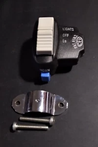 NOS Original CEV 8188 Clamp-on Lights/ Horn Switch  (Left side) w/ Chrome Clamp - Bild 1 von 5