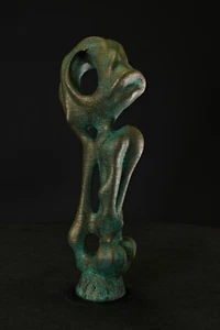 Art sculpture "Homunculus" 20cm unique Prof.em Andreas Loeschner-Gornau - Picture 1 of 13