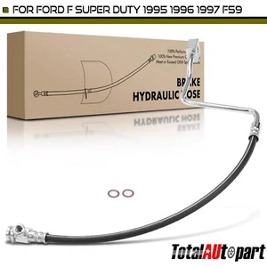 Brake Hydraulic Hose for Ford F Super Duty 1995-1997 F59 1995 Front Left Driver - Picture 1 of 8