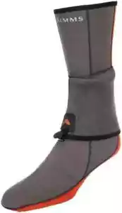 Simms Flyweight Neoprene Wet Wading Sock Pewter Men's Small - Picture 1 of 5