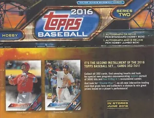 Jumbo de béisbol Topps Serie 2 2016 caja de hobby sellada de fábrica - Imagen 1 de 1