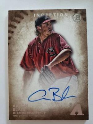 AARON BLAIR 2015 INCEPTION ON CARD ROOKIE AUTO CARD# PA-AB - Image 1 of 2