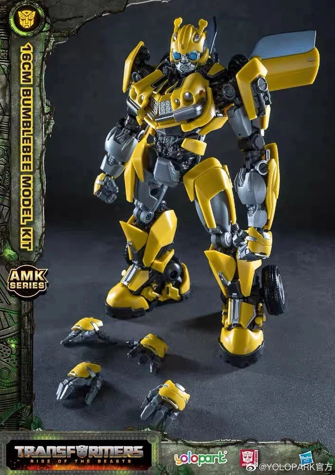TRANSFORMERS Rise Of The Beasts Bumblebee Amk Model Kit di Montaggio Yolopark - Immagine 1 di 4