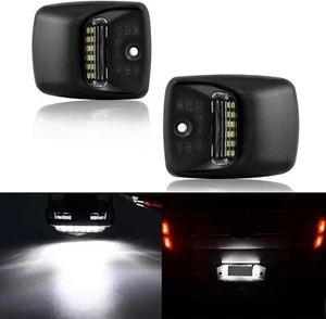 For 2000-2013 Toyota Tundra White LED Tag License Plate Light Bulbs Assembly Kit - Picture 1 of 11